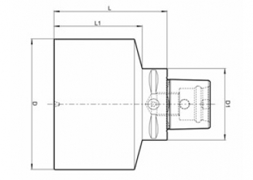 Drawing Polygonal Shank Holders - Blank bars Polygon C63