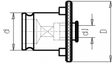 Skizze Sonstiges Zubehr - Einstze f.Gewindeschneidfutter Grsse 1 ohne Kupplung