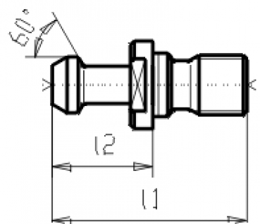 Skizze Anzugsbolzen - Anzugsbolzen MAS-BT MAS BT 35