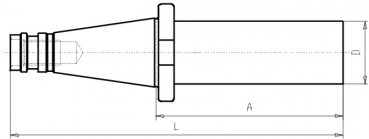 Skizze DIN 2080 - Rohling SK50