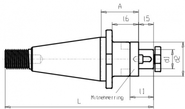 Drawing S20x2 Deckel - Combi Shell Mill Holder SK40