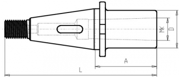 Drawing S20x2 Deckel - Combi Morse Taper Adaptor SK40