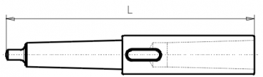 Skizze Morsekegel (MK) - Verlngerungshlse Form B