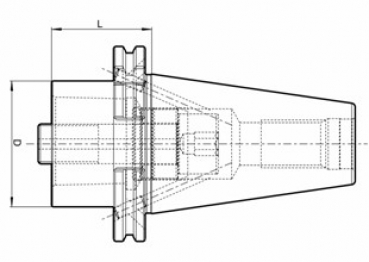 Drawing Polygonal Shank Holders - Reduction SK on Polygon SK 40